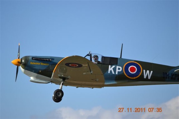 Replica full size Spitfire aircraft built by English Engineering, Cairns